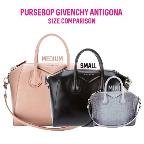 givenchy bag antigona size|Givenchy antigona small price.